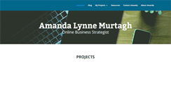 Desktop Screenshot of amandalynnemurtagh.com